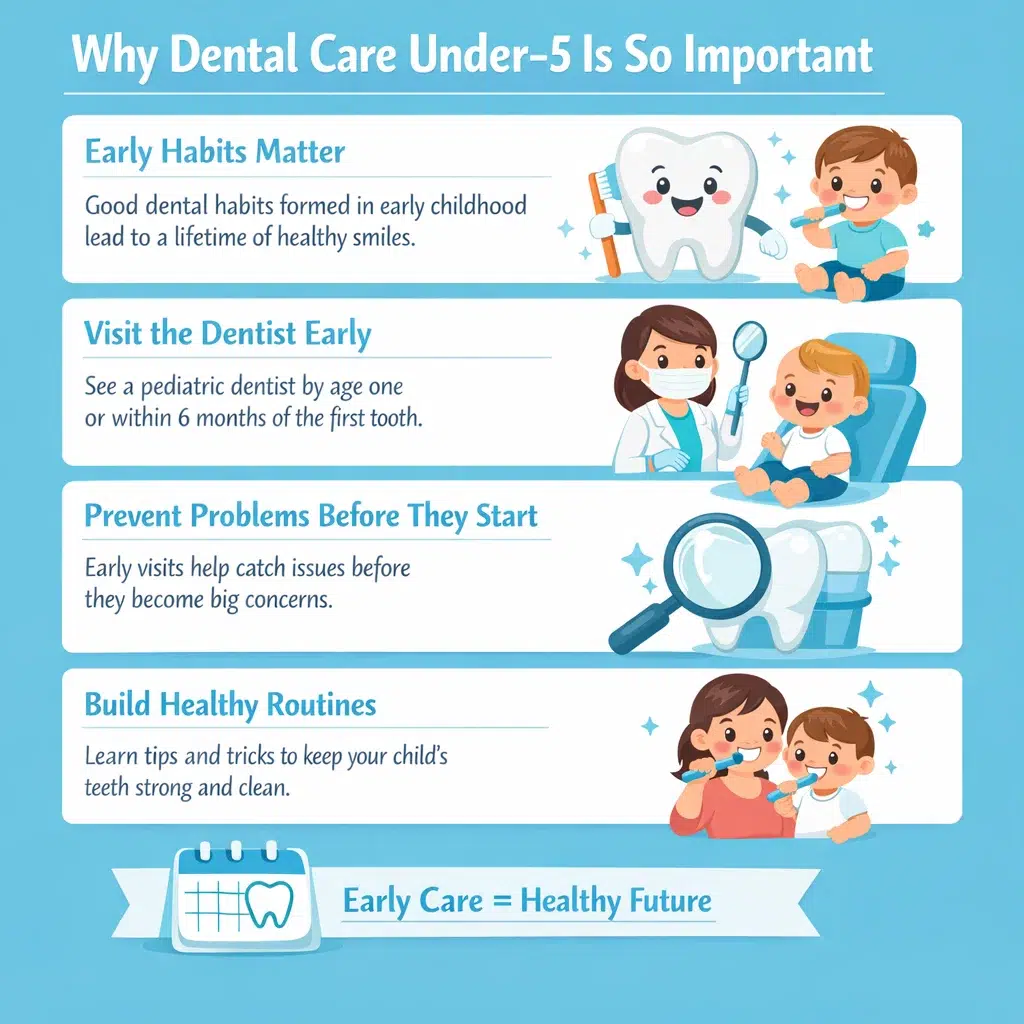 why dental care under 5 is so important